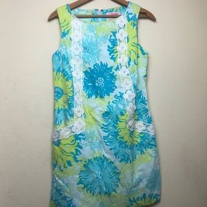 Lilly Pulitzer Aquamarine Seeing Things Dress
